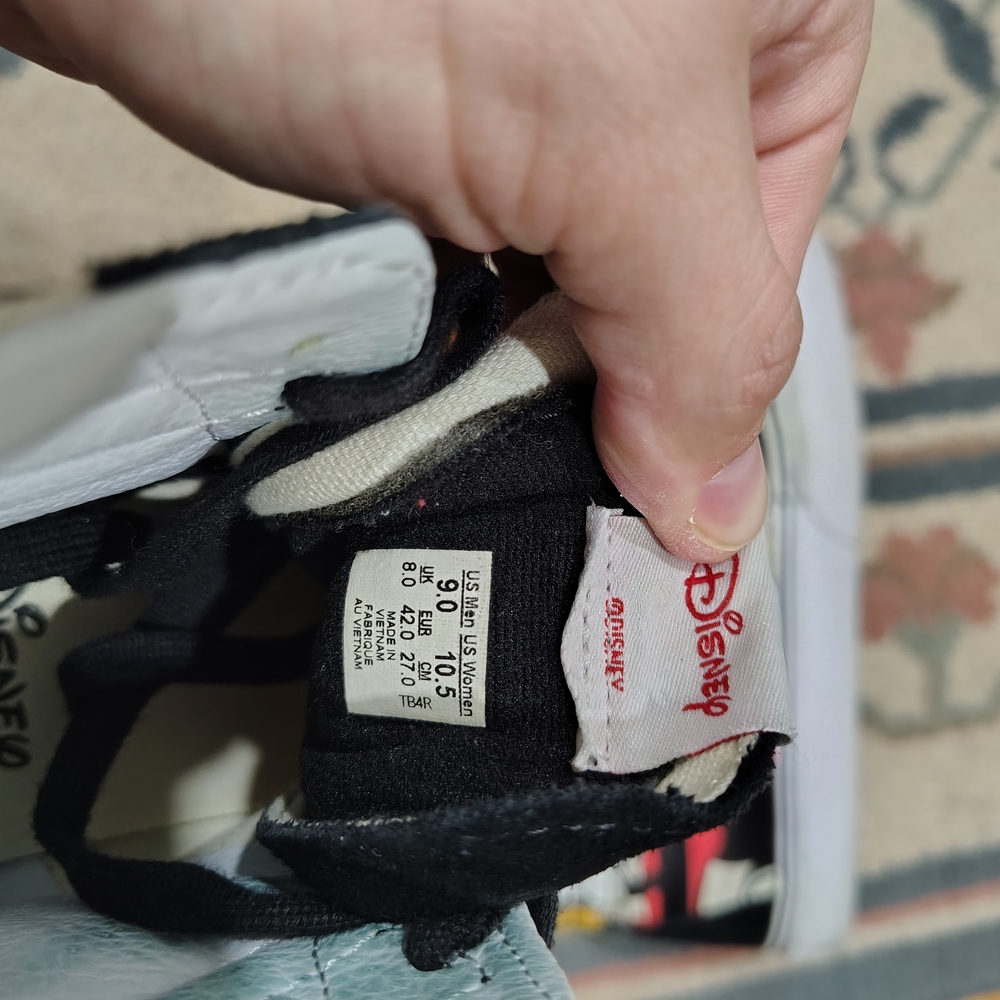 Vans Disney Sk8-Hi's - Men's 9 - Women's 10.5 - Mickey Graphic High-Top Sneakers - Picture 6 of 6